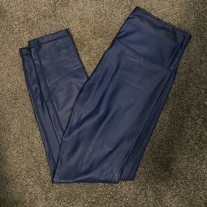 Blue metallic LnT leggings - Zyia size 6/8